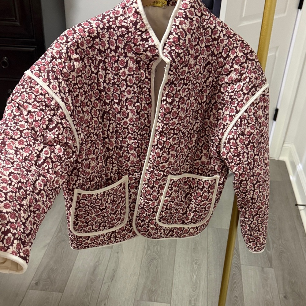Floral Quilted Women's Jacket